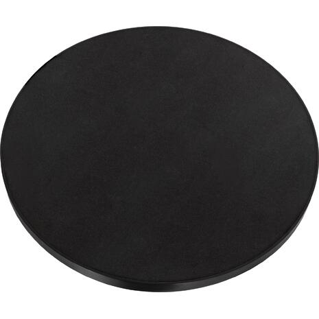 ΕΠΙΦΑΝΕΙΑ ΤΡΑΠΕΖΙΟΥ SINTERED STONE HM6653.01 ΜΑΥΡΗ ΜΕ ΠΛΑΙΣΙΟ ALU ΜΑΥΡΟ Φ70εκ.