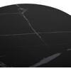 ΕΠΙΦΑΝΕΙΑ ΤΡΑΠΕΖΙΟΥ SINTERED STONE HM6652.13 BLACK MARBLE--ΠΛΑΙΣΙΟ ALU ΧΡΥΣΟ Φ60εκ.