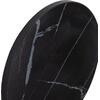 ΕΠΙΦΑΝΕΙΑ ΤΡΑΠΕΖΙΟΥ SINTERED STONE HM6652.03 BLACK MARBLE--ΠΛΑΙΣΙΟ ALU ΜΑΥΡΟ Φ60εκ.