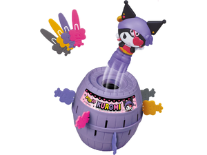 Tomy Pop Up Kuromi – Επιτραπέζιο Παιχνίδι Δράσης με Βαρέλι για 2-4 Παίκτες (4+ Ετών)