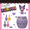 Tomy Pop Up Kuromi – Επιτραπέζιο Παιχνίδι Δράσης με Βαρέλι για 2-4 Παίκτες (4+ Ετών)