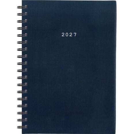Ημερολόγιο ημερήσιο σπιράλ Next Basic xxl 21x29cm 2027 μπλε