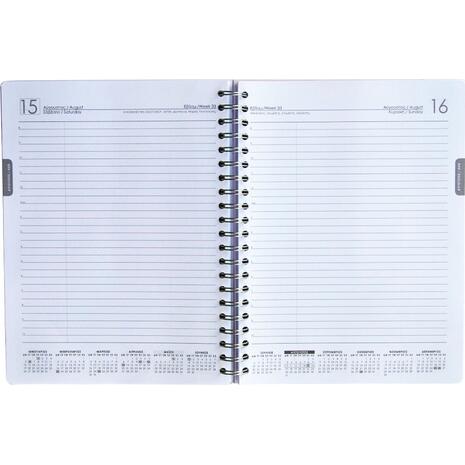 Ημερολόγιο ημερήσιο σπιράλ Next Basic xxl 21x29cm 2027 πράσινο