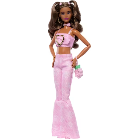Κούκλα Barbie Deluxe Style - Pοζ καμπάνα τζιν
