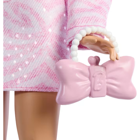 Barbie Deluxe Style Κούκλα Ξανθιά με Τζιν Φούστα & Πέρλες 4+