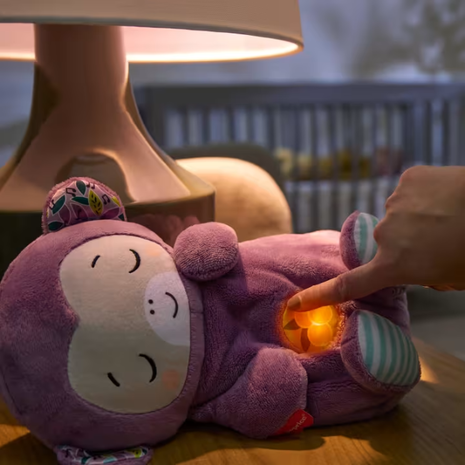 Fisher-Price Μαϊμουδάκι Αγκαλιάς με Κίνηση Αναπνοής, Μουσική & Φωτάκια 0 +