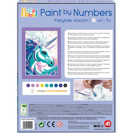 Happihobbi Paint By Numbers Fairytale Unicorn