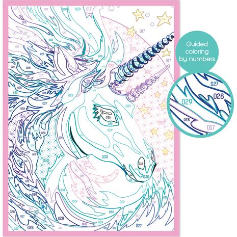 Happihobbi Paint By Numbers Fairytale Unicorn