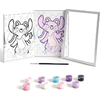 Happihobbi Stitch Σετ Ζωγραφικής Καρτολίνα με ακρυλικά χρώματα Paint by Numbers - Angel