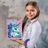 Happihobbi Paint & Frame Σετ Ζωγραφικής Καρτολίνα με ακρυλικά χρώματα Fairytale Unicorn