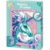 Happihobbi Paint & Frame Σετ Ζωγραφικής Καρτολίνα με ακρυλικά χρώματα Fairytale Unicorn