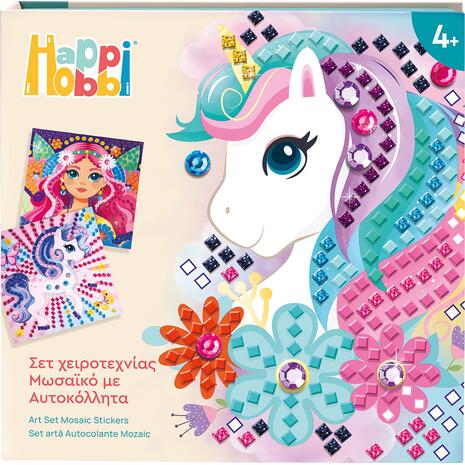 Happihobbi Art Mosaic Stickers Σετ Χειροτεχνίας Μωσαϊκό με Αυτοκόλλητα Dreamworld