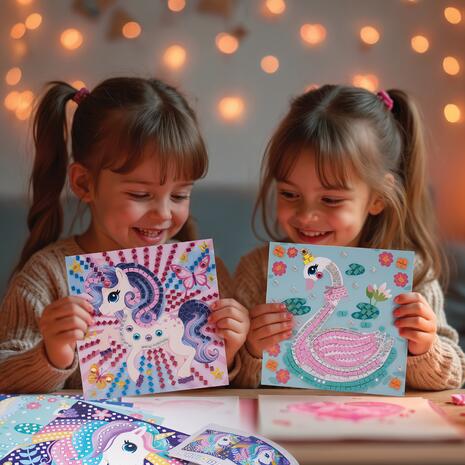 Happihobbi Art Mosaic Stickers Σετ Χειροτεχνίας Μωσαϊκό με Αυτοκόλλητα Dreamworld