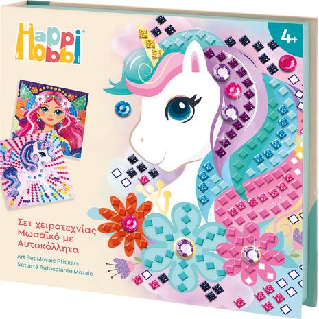 Happihobbi Art Mosaic Stickers Σετ Χειροτεχνίας Μωσαϊκό με Αυτοκόλλητα Dreamworld