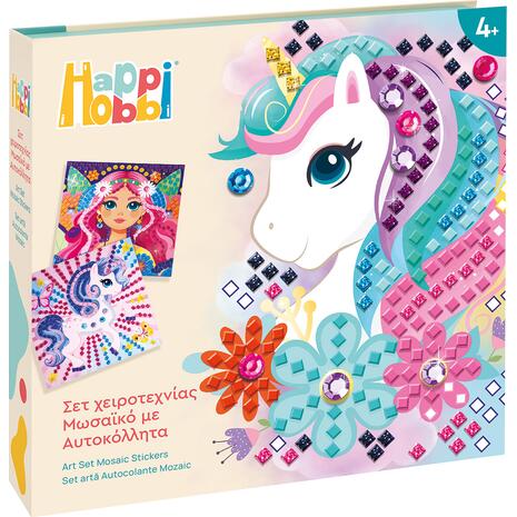 Happihobbi Art Mosaic Stickers Σετ Χειροτεχνίας Μωσαϊκό με Αυτοκόλλητα Dreamworld