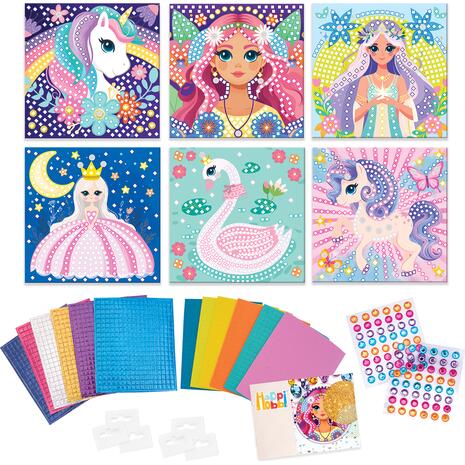 Happihobbi Art Mosaic Stickers Σετ Χειροτεχνίας Μωσαϊκό με Αυτοκόλλητα Dreamworld