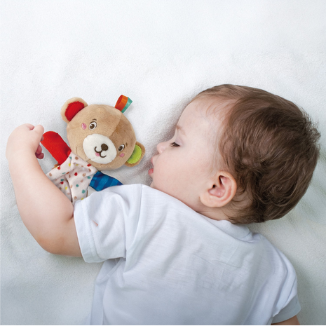 Baby Clementoni Κουδουνίστρα Μαλακό Αρκουδάκι