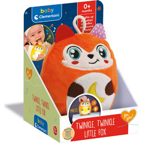 Βaby Clementoni Βρεφικό παιχνίδι Twinkle Twinkle Αλεπού με φως