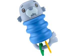 Mattel Fisher-Price Κουδουνίστρες Ζωακια Ωκεανου Fisher Price Squishseas Silicone Walrus JHB54 / JHB56