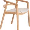 ΠΟΛΥΘΡΟΝΑ ΤΡΑΠΕΖΑΡΙΑΣ EFFY HM18393.01 ΦΡΑΞΙΝΟΣ ΣΕ OAK-ΚΑΘΙΣΜΑ ΕΚΡΟΥ PU 60x58x71Υεκ