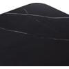 ΕΠΙΦΑΝΕΙΑ ΤΡΑΠΕΖΙΟΥ SINTERED STONE HM6656.03 BLACK MARBLE-ΠΛΑΙΣΙΟ ALU ΜΑΥΡΟ 120x80εκ.