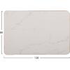 ΕΠΙΦΑΝΕΙΑ ΤΡΑΠΕΖΙΟΥ SINTERED STONE HM6656.12 WHITE MARBLE-ΠΛΑΙΣΙΟ ALU ΧΡΥΣΟ 120x80εκ.