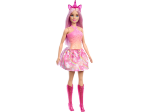 Barbie Πριγκίπισσα Μονόκερος με ροζ μαλλιά