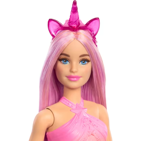 Barbie Πριγκίπισσα Μονόκερος με ροζ μαλλιά