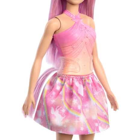 Barbie Πριγκίπισσα Μονόκερος με ροζ μαλλιά