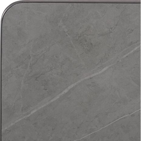ΕΠΙΦΑΝΕΙΑ ΤΡΑΠΕΖΙΟΥ SINTERED STONE HM6655.05 GREY MARBLE--ΠΛΑΙΣΙΟ ALU ΓΚΡΙ 80x80εκ.
