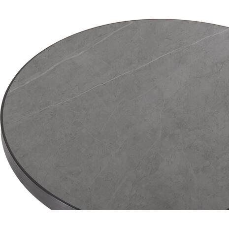 ΕΠΙΦΑΝΕΙΑ ΤΡΑΠΕΖΙΟΥ SINTERED STONE HM6652.05 GREY MARBLE--ΠΛΑΙΣΙΟ ALU ΓΚΡΙ Φ60εκ.