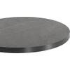 ΕΠΙΦΑΝΕΙΑ ΤΡΑΠΕΖΙΟΥ SINTERED STONE HM6652.05 GREY MARBLE--ΠΛΑΙΣΙΟ ALU ΓΚΡΙ Φ60εκ.