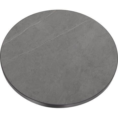 ΕΠΙΦΑΝΕΙΑ ΤΡΑΠΕΖΙΟΥ SINTERED STONE HM6652.05 GREY MARBLE--ΠΛΑΙΣΙΟ ALU ΓΚΡΙ Φ60εκ.