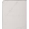 ΕΠΙΦΑΝΕΙΑ ΤΡΑΠΕΖΙΟΥ SINTERED STONE HM6656.02 WHITE MARBLE-ΠΛΑΙΣΙΟ ALU ΜΑΥΡΟ 120x80εκ.