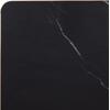 ΕΠΙΦΑΝΕΙΑ ΤΡΑΠΕΖΙΟΥ SINTERED STONE HM6655.13 BLACK MARBLE--ΠΛΑΙΣΙΟ ALU ΧΡΥΣΟ 80x80εκ.