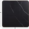 ΕΠΙΦΑΝΕΙΑ ΤΡΑΠΕΖΙΟΥ SINTERED STONE HM6655.13 BLACK MARBLE--ΠΛΑΙΣΙΟ ALU ΧΡΥΣΟ 80x80εκ.