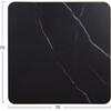 ΕΠΙΦΑΝΕΙΑ ΤΡΑΠΕΖΙΟΥ SINTERED STONE HM6654.13 BLACK MARBLE--ΠΛΑΙΣΙΟ ALU ΧΡΥΣΟ 70x70εκ.