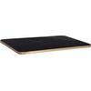 ΕΠΙΦΑΝΕΙΑ ΤΡΑΠΕΖΙΟΥ SINTERED STONE HM6656.13 BLACK MARBLE-ΠΛΑΙΣΙΟ ALU ΧΡΥΣΟ 120x80εκ.