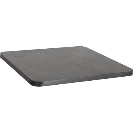ΕΠΙΦΑΝΕΙΑ ΤΡΑΠΕΖΙΟΥ SINTERED STONE HM6654.05 GREY MARBLE--ΠΛΑΙΣΙΟ ALU ΓΚΡΙ 70x70εκ.