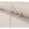 ΚΑΝΑΠΕΣ ΔΕΞΙΑ ΓΩΝΙΑ 5Θ ΜΕ RECLINE LUNARIS HM3316.02R ΕΚΡΟΥ ΥΦΑΣΜΑ 307x267x94Yεκ