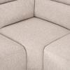 ΚΑΝΑΠΕΣ ΔΕΞΙΑ ΓΩΝΙΑ 5Θ ΜΕ RECLINE LUNARIS HM3316.02R ΕΚΡΟΥ ΥΦΑΣΜΑ 307x267x94Yεκ