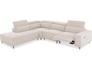 ΚΑΝΑΠΕΣ ΑΡΙΣΤΕΡΗ ΓΩΝΙΑ 5Θ ΜΕ RECLINE LUNARIS HM3316.02L ΕΚΡΟΥ ΥΦΑΣΜΑ 307x267x94Yεκ