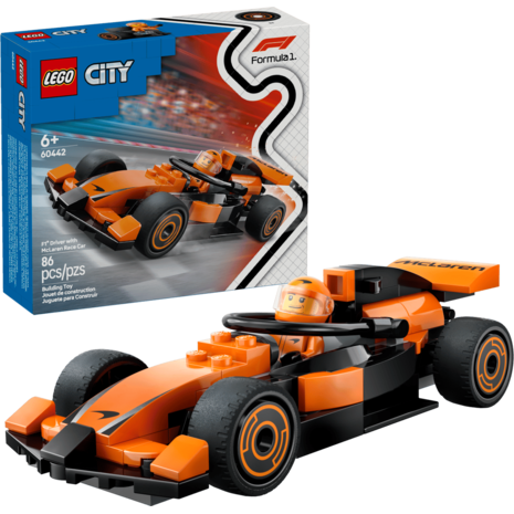 LEGO® City F1 Driver With McLaren Race Car (60442)