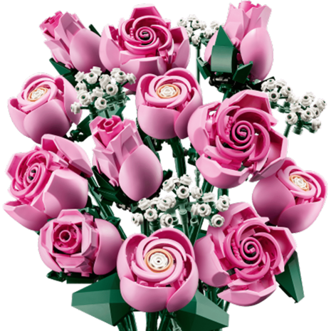 LEGO® Botanicals Bouquet Of Pink Roses + 18 (10374)