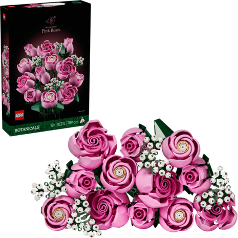 LEGO® Botanicals Bouquet Of Pink Roses + 18 (10374)