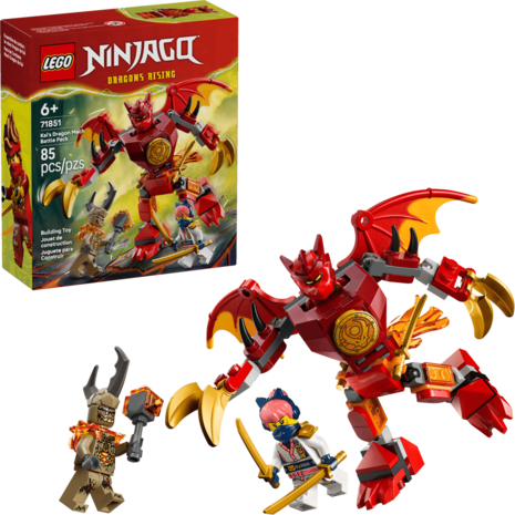 Lego Ninjago Kai's Dragon Mech Battle Pack για 6+ Ετών 71851