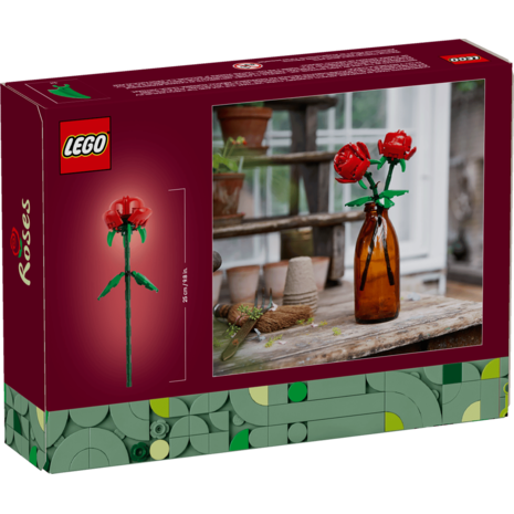 Lego Botanical Roses Τριαντάφυλλα 8+ (40460)