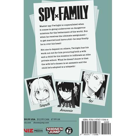 Spy X family Vol.1 PA - Tatsuya Endo (9781974715466)