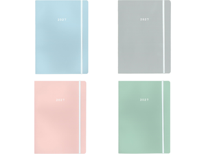 Ημερολόγιο ημερήσιο Next Flexi Pastel με λάστιχο 2027 14x21εκ σε διάφορα χρώματα