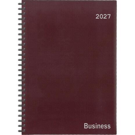 Ημερολόγιο ημερήσιο σπιράλ NEXT Business 24x34cm 2027 μπορντό